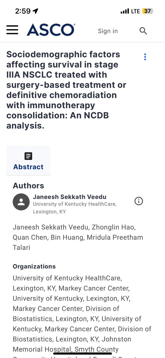 Janeesh Sekkath Veedu (@sekkathveedu) on Twitter photo Our work got accepted to #ASCO2023 as an e-abstract! <a href="/ASCO/">ASCO</a> <a href="/HemOncFellows/">Hem-Onc Fellows Network</a> <a href="/UKHemOnc/">UK HemOnc Fellows</a> <a href="/UKMarkey/">Markey Cancer Center</a> <a href="/UK_HealthCare/">UK HealthCare</a> Our work got accepted to #ASCO2023 as an e-abstract! <a href="/ASCO/">ASCO</a> <a href="/HemOncFellows/">Hem-Onc Fellows Network</a> <a href="/UKHemOnc/">UK HemOnc Fellows</a> <a href="/UKMarkey/">Markey Cancer Center</a> <a href="/UK_HealthCare/">UK HealthCare</a>