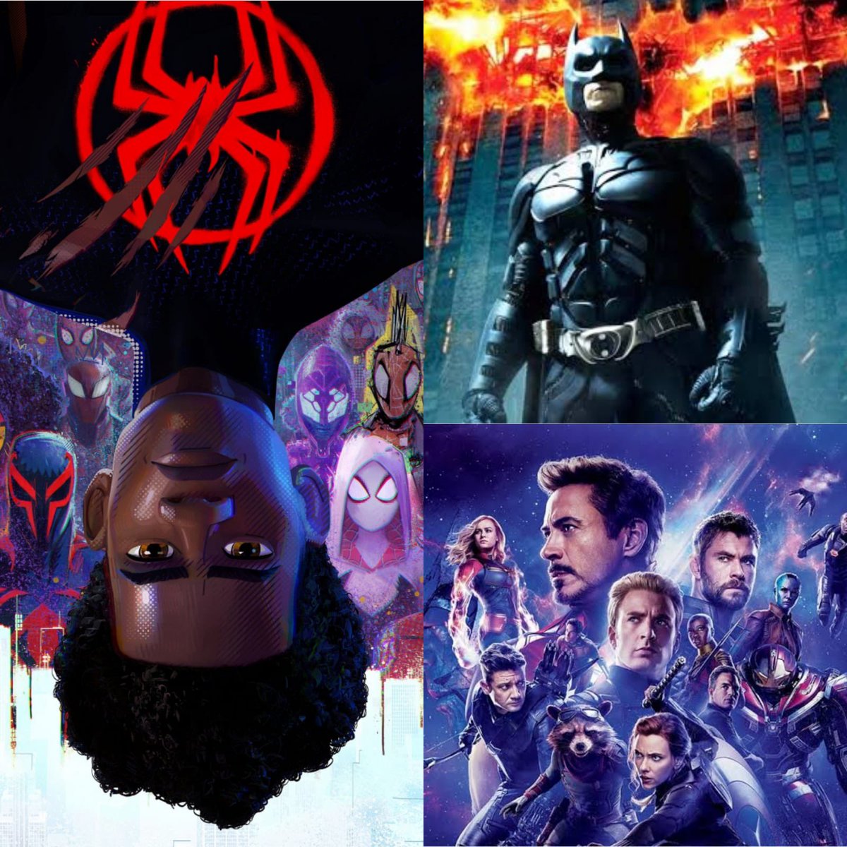GabyMeza8's tweet photo. ¡LA MEJOR PELÍCULA DE SUPERHÉROES! 📈 #SpiderManAcrossTheSpiderVerse se posicionó ya como la mejor cinta del género calificada en #IMDb. La nueva aventura de #MilesMorales tiene una nota de 9.1, superando a #TheDarkKnight (9.0) y #AvengersEndgame (8.9) en la lista https://t.co/iyIWMNb2cJ