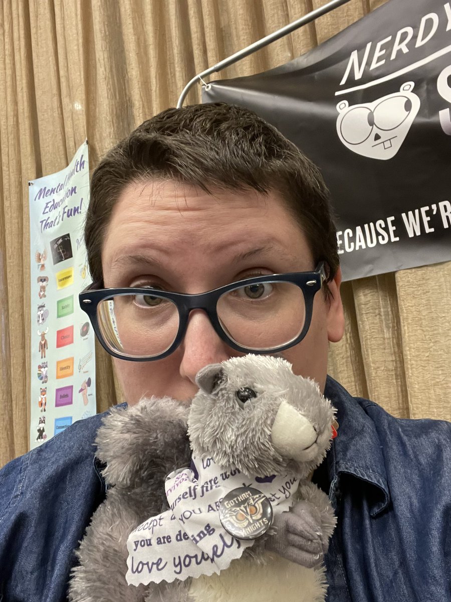 Buddy the Squirrel says #RenewGothamKnights! Visit SPNSurvivors.com to learn more about this wonderful nonprofit. #SPNCHI #TakeCareOfYou #MovinWithMoose