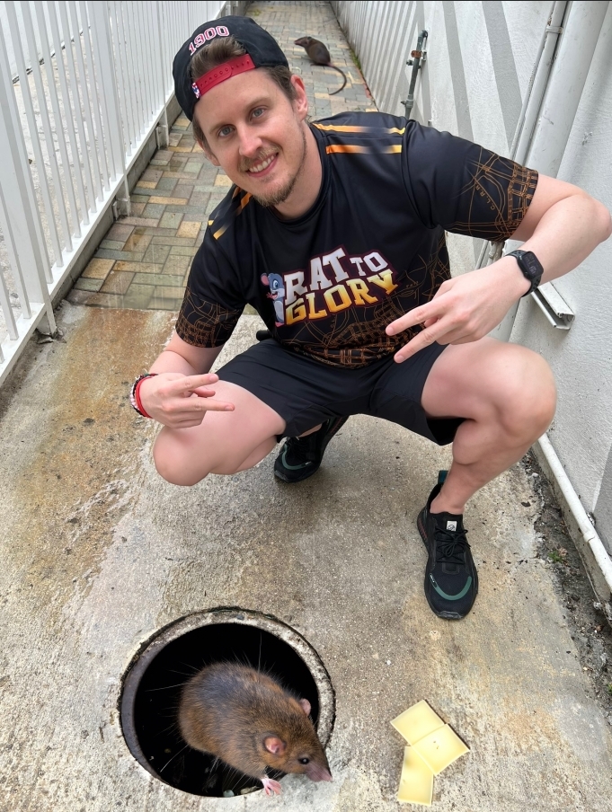 The picture on the left is the original.

The picture on the right is the result of me asking Generative AI to "Make a rat come out of the sewer, put a piece of cheese on the floor, add a rat in the background." I also asked it to add muscle to my leg. The future be brazy tbh. 🤣