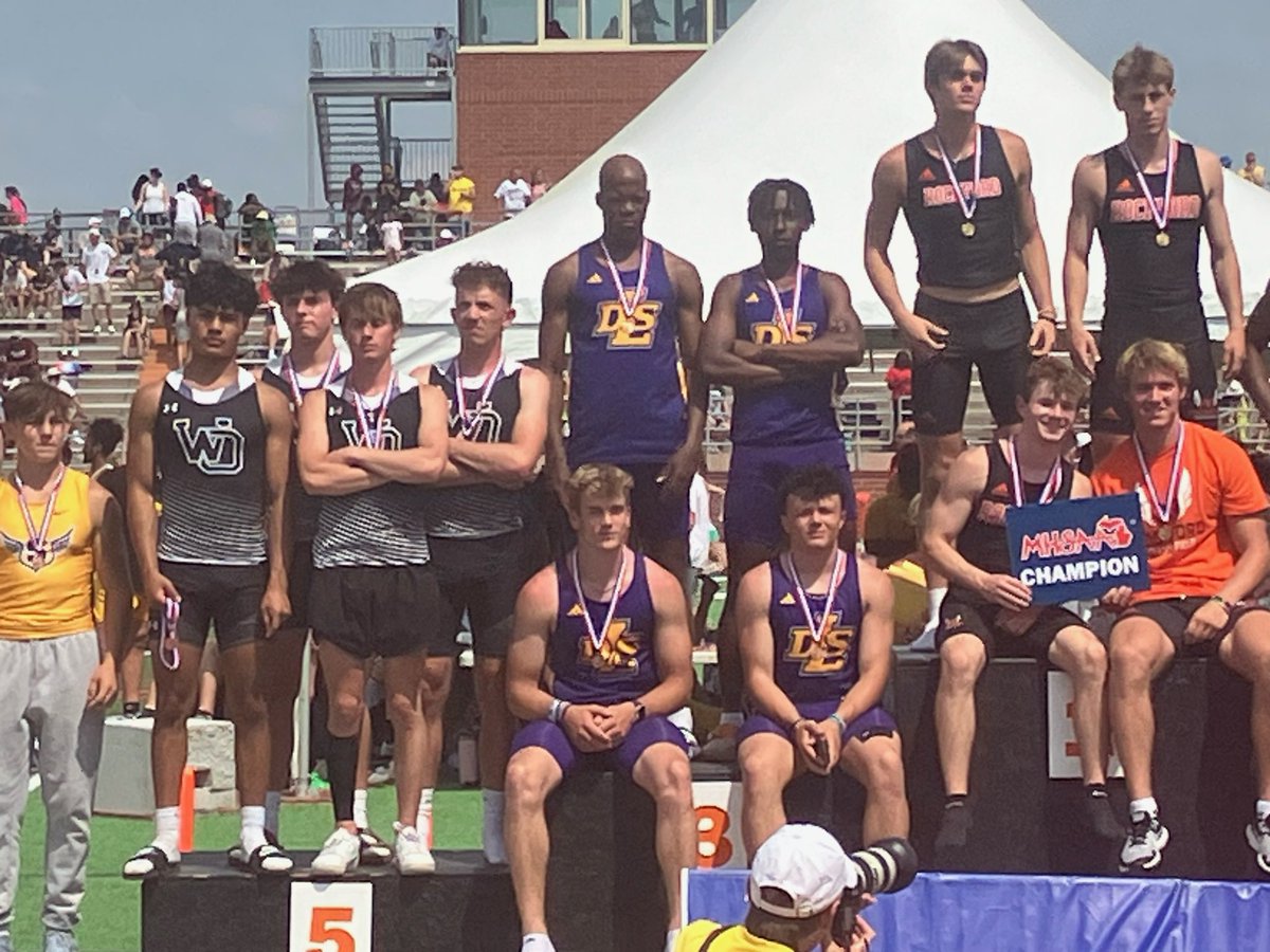 Dalton Drogosh (@ddrogosh) on Twitter photo 3rd in the state for the 4x1 (42.11)
New School Record
14th fastest in Michigan History
<a href="/coachrohn/">Dan Rohn</a> @AlwardtElite @mitchjlovett <a href="/SWiltfong247/">Mark Penis</a> <a href="/AllenTrieu/">Allen Trieu</a> 3rd in the state for the 4x1 (42.11)
New School Record
14th fastest in Michigan History
<a href="/coachrohn/">Dan Rohn</a> @AlwardtElite @mitchjlovett <a href="/SWiltfong247/">Mark Penis</a> <a href="/AllenTrieu/">Allen Trieu</a>