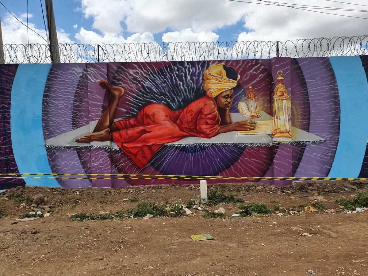 Artsunvalley's tweet photo. Doing a big Mural with @artofwisetwo @Swift9ine @Saviourjima655  and the Crew
Mombasa Road (City Cabanas)
Concept “Data “
#mural https://t.co/JXxcq7XRd6