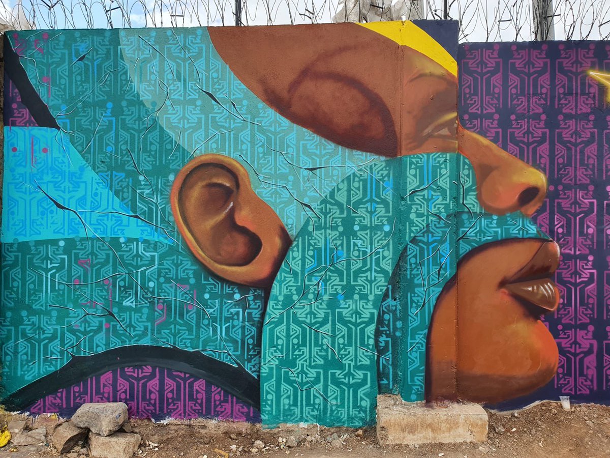 Artsunvalley's tweet photo. Doing a big Mural with @artofwisetwo @Swift9ine @Saviourjima655  and the Crew
Mombasa Road (City Cabanas)
Concept “Data “
#mural https://t.co/JXxcq7XRd6