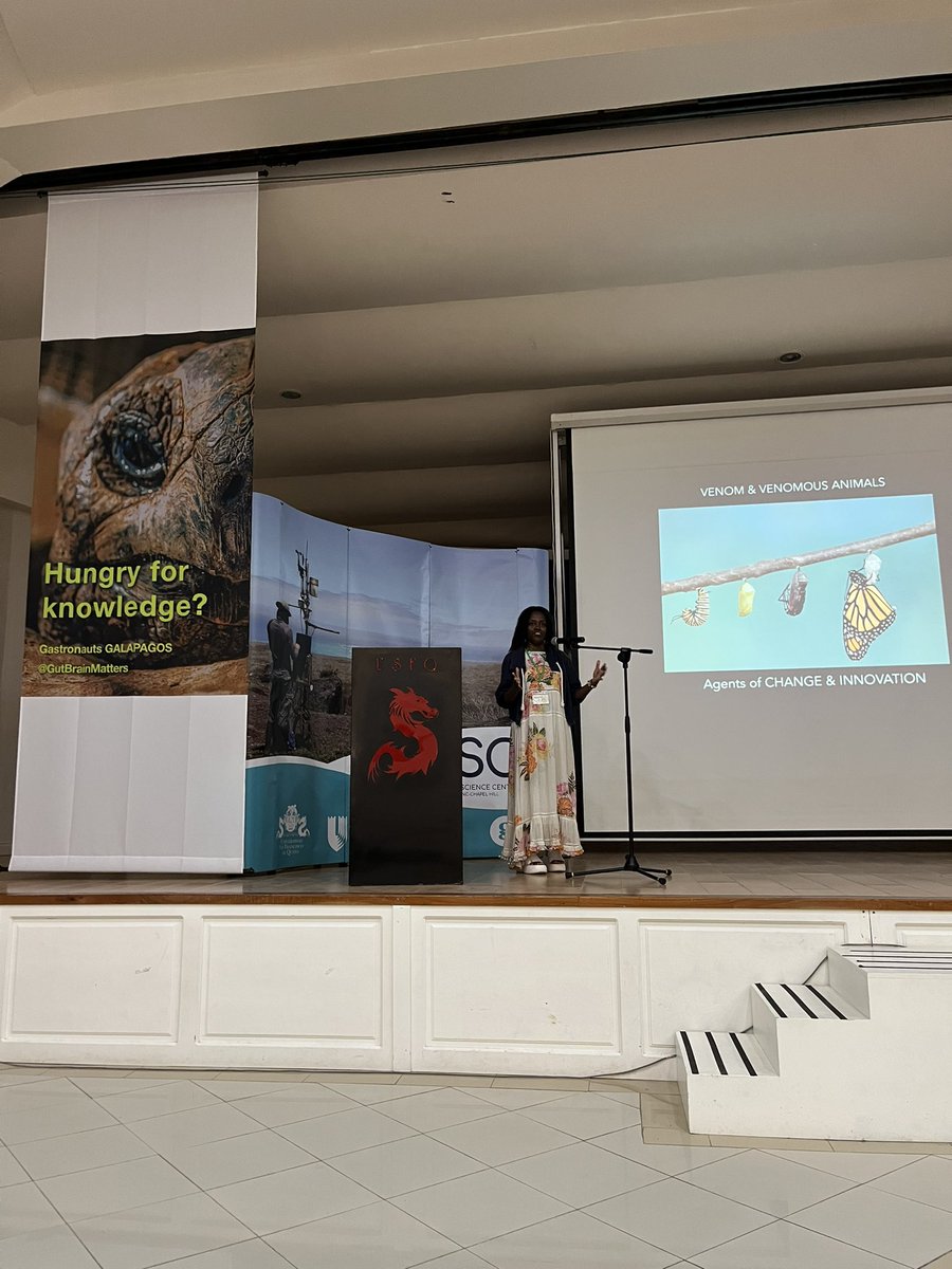 For our ultimate session, <a href="/scimaven/">Mandë Holford</a> brings us the agents of change and innovation in a KILLER talk! 🐌 #gastronautsgalapagos