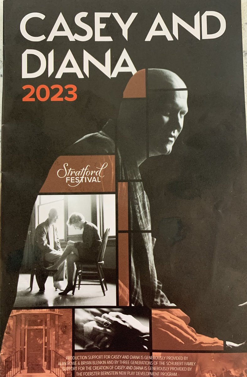 If you can possibly get to @StratFest in next 2 weeks before June 17, I highly recommend booking a ticket to see CASEY AND DIANA by Nick Green immediately. Inspired by Princess Diana’s 1991 visit to Toronto AIDS hospice Casey House, it’s really terrific.
stratfordfestival.ca/WhatsOn/PlaysA…