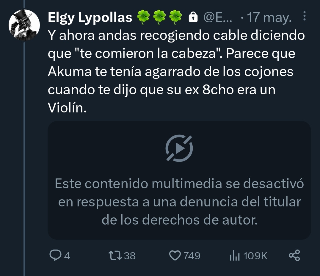 HulkHoganVip's tweet photo. Efectivamente, la rata cobarde de Dalas, en lugar de RESPONDERME DIRECTAMENTE, elige de manera patética denunciar los clips que usé de él mismo en el caso Olivita para intentar no sólo cubrirse, sino también intentar suspender mi cuenta. Qué hombrecillo tan cobarde. https://t.co/tk49MzDNRS