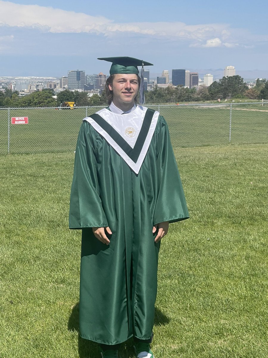 Congratulations son!  It’s a wrap with the twinners!