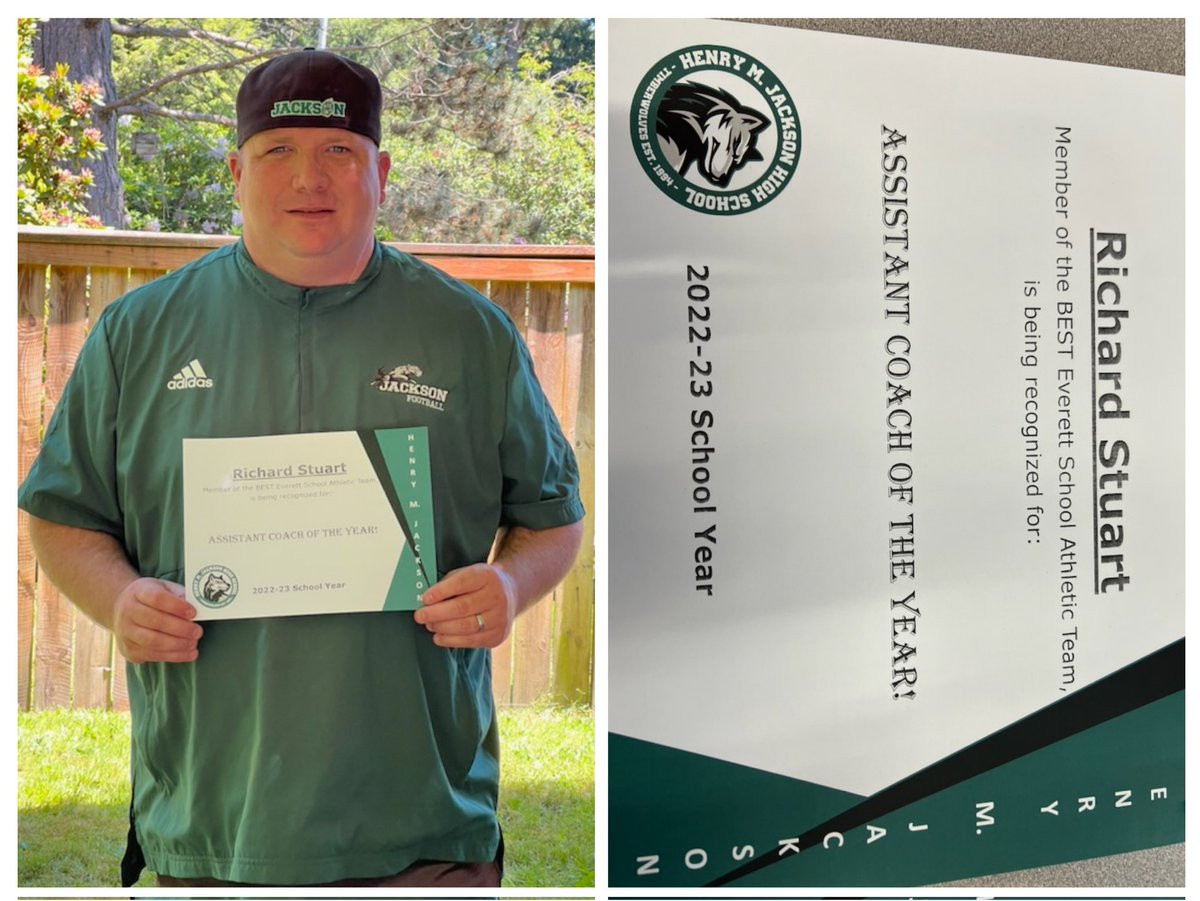 The Pack! (@twolvesfball) on Twitter photo Congratulations to <a href="/coachstuart21/">Richard Stuart</a> on being named Assistant Coach of the Year for the Spring Season. Way to Rep The Pack Coach Stu!
#3Strong #ThePack Congratulations to <a href="/coachstuart21/">Richard Stuart</a> on being named Assistant Coach of the Year for the Spring Season. Way to Rep The Pack Coach Stu!
#3Strong #ThePack
