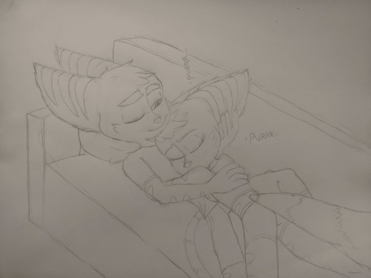 maximuseditor's tweet photo. *A mimir 

Done in paper, very messy sketch but was a nice way to get out of art block 

#RatchetClankRiftApart #Rivet https://t.co/gf9xeiBfeZ