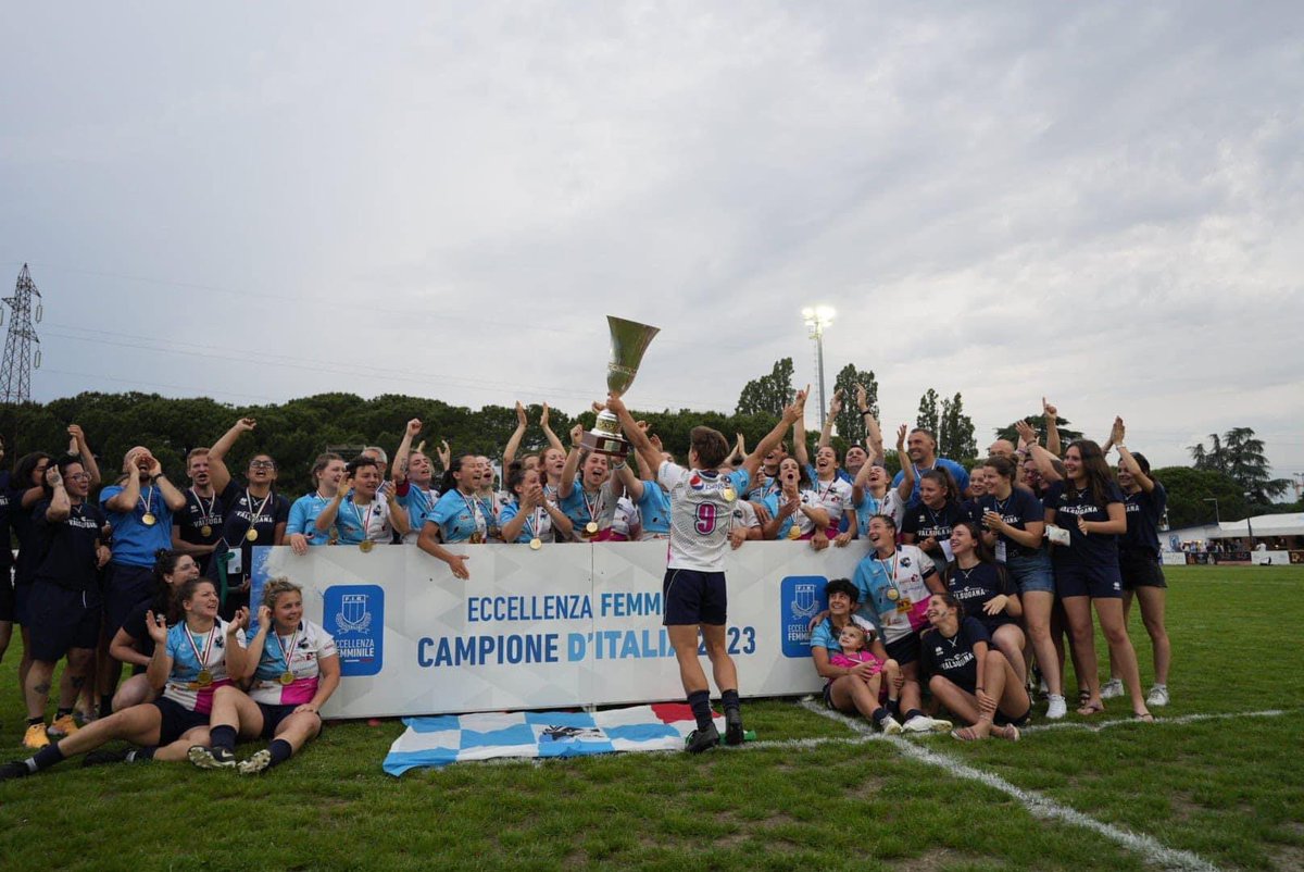 👏 Il Valsugana #Padova è campione Italiano di #Rugby 🏉!
#eccellenzafemminile
