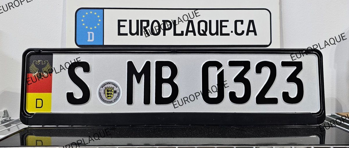 #plaques #enseignes #embossées #européen #plaqueallemande #plaquepersonnalisee #license #voitureallemande #customeuropeanplatescanada #germanlicenseplate #germancars #germancar #custommade #mercedes #mercedesbenzcanada #vwcanada #audicanada #bmwcanada