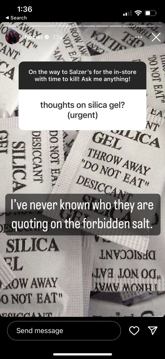babe wake up new hozier silica gel lore just dropped