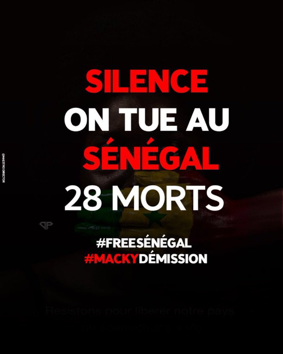 @OmarSy 
@booba 

#FreeSenegal