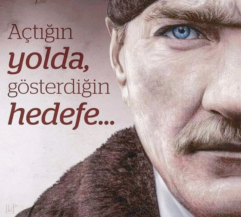 Dünyaya aydınlanma ışığı saçan, sarı saçlı, mavi gözlü devrimci Atatürk ♥️