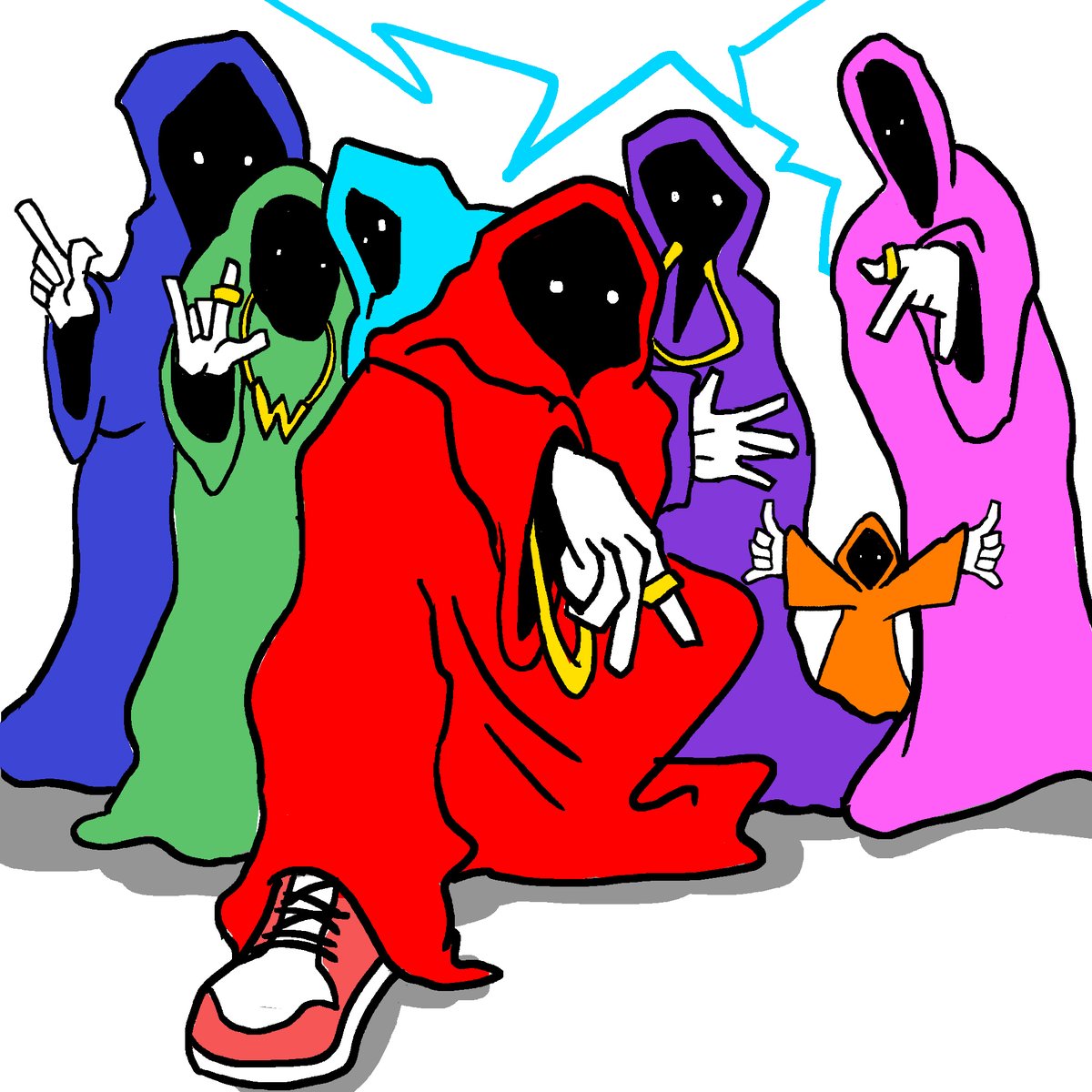 THE GANG HAS ASSEMBLED TO WREAK HAVOC ON YOUR BALLS !!!!!