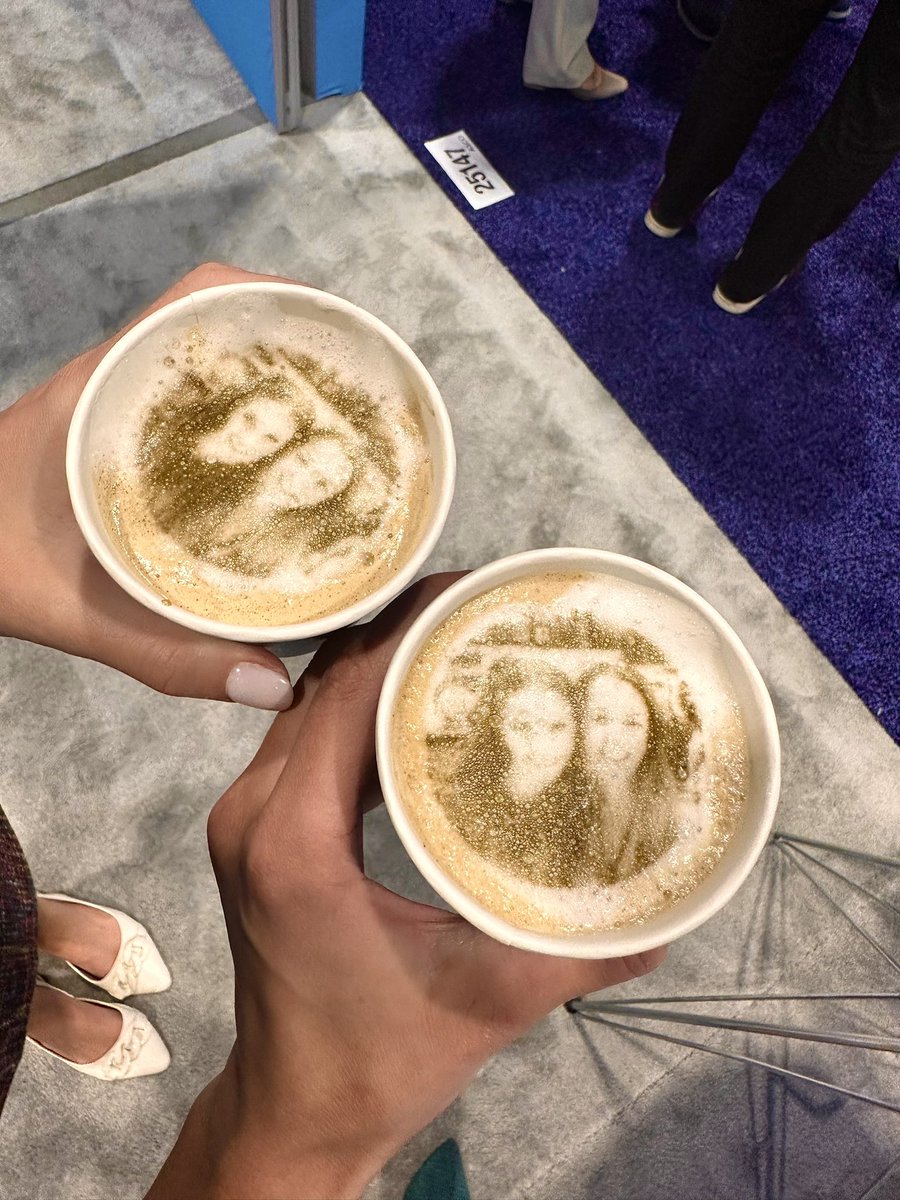 Did you even go to #ASCO23 if you didn’t get a selfie latte 🙃