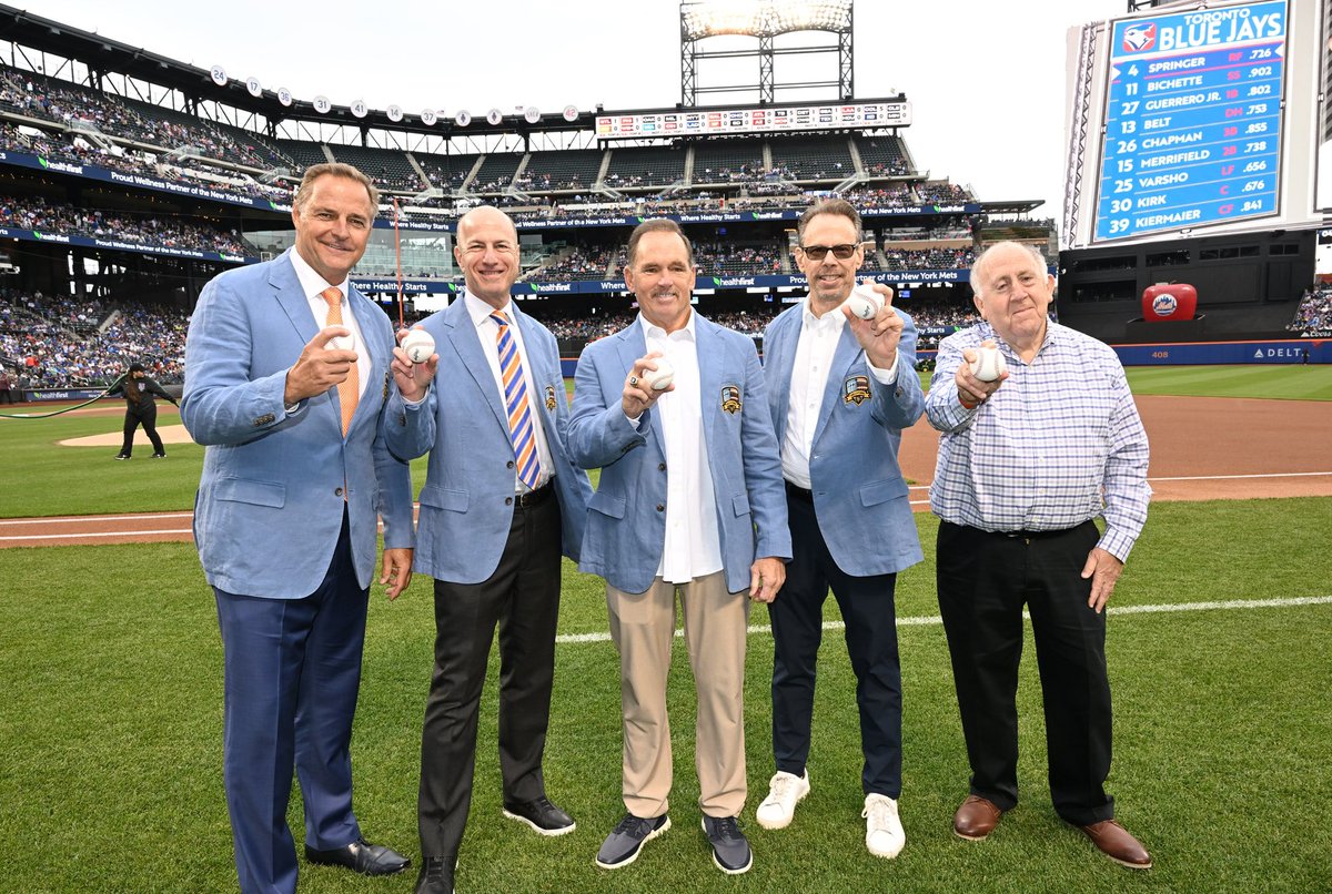 Special day for these five legends. 👏 #MetsHOF