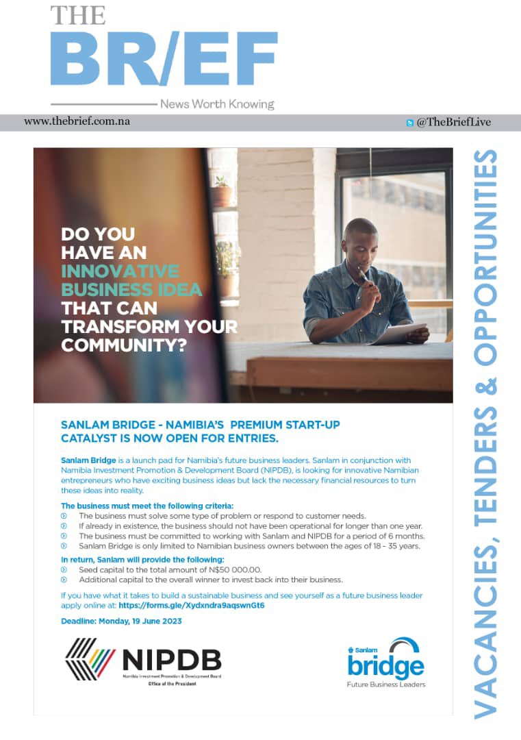 The Brief on Twitter "RT TheBriefLive Vacancies,Tenders and 