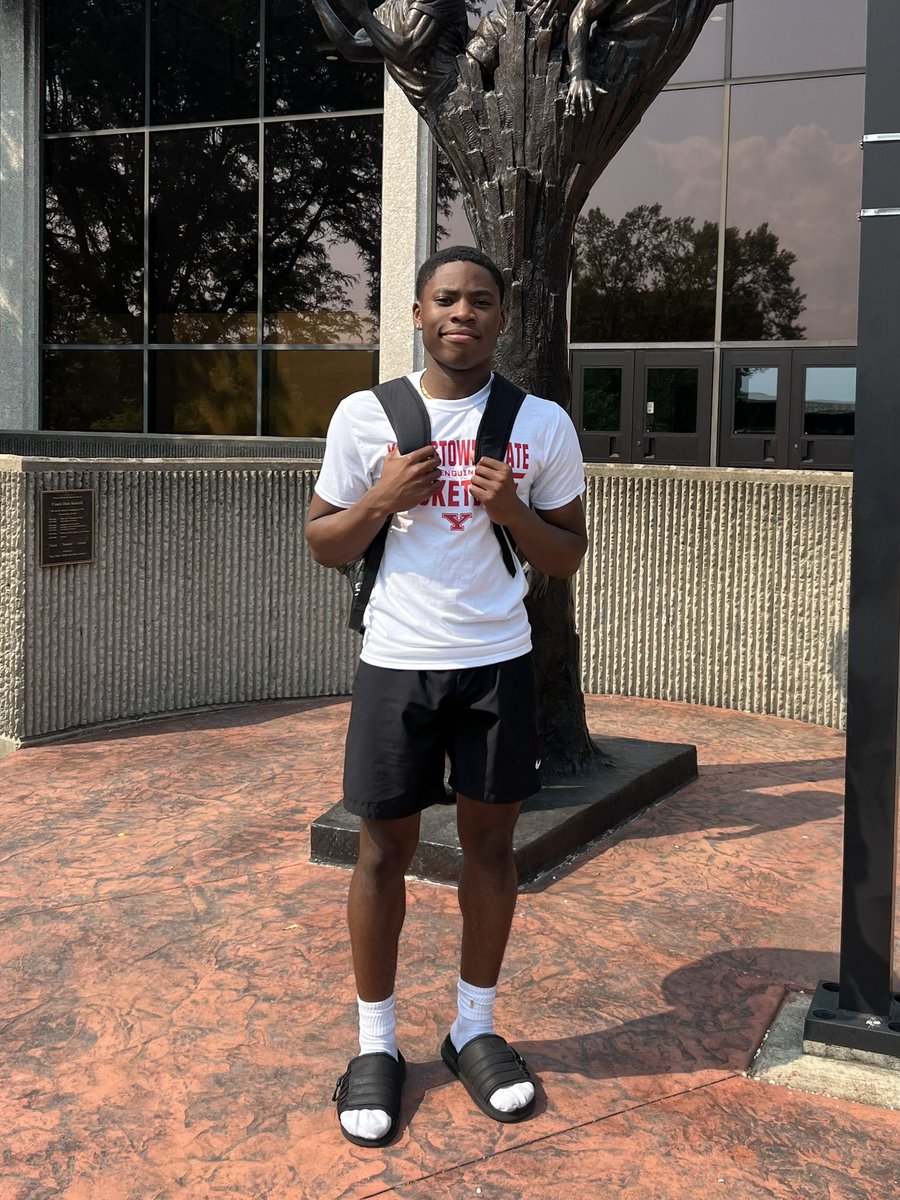 Had a great time at YSU 
Thanks for the invite @YSUCoachCalhoun 
<a href="/CoachFaulkner1/">Ethan Faulkner</a>