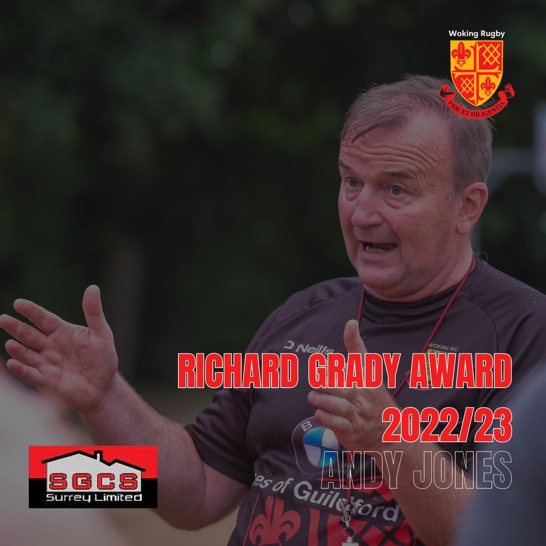 WokingRfc's tweet photo. Congratulations to Andy Jones WRFC Richard Grady award winner.
#EOSawards #WeAreWokingRugby #Grady12 https://t.co/nK3TvCpI2u