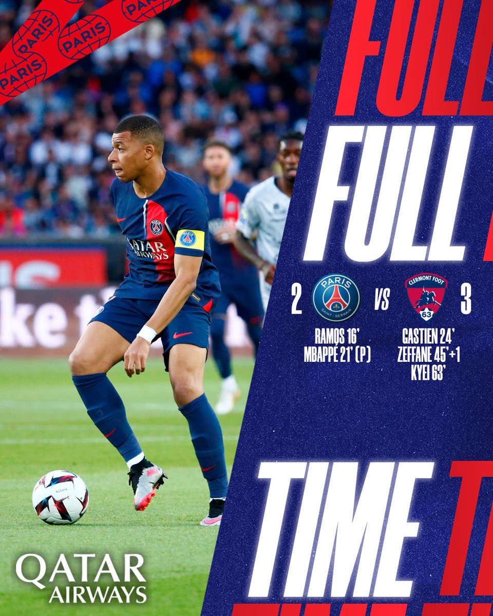 Paris SaintGermain on Twitter "⌛️ It's over. Already being champions