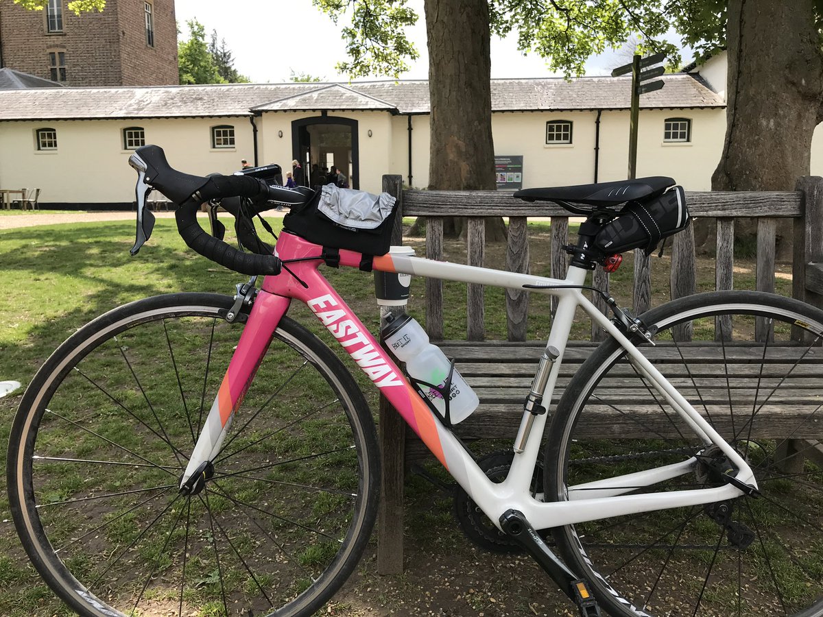 Whiffenpuff's tweet photo. Today is #WorldBicycleDay
I have 2 bikes 🥴
I sometimes like cycling 😂
First bike was a rush buy after getting in ballot for #RideLondon she became TDB (the damn bike)
Second bike is a beauty she is TNDB (the new damn bike)
Still no cleats, #NotBrave https://t.co/bS9IAIKsbU