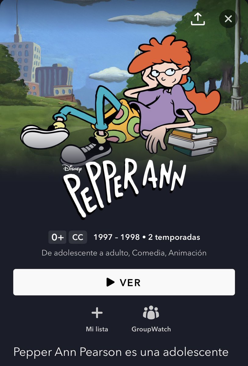 AShyFanGirl96's tweet photo. ¡Está en Disney+ y no lo sabía! Siempre lo he visto por twitter, pero nunca sabía de que iba https://t.co/vJpZIr5yIP