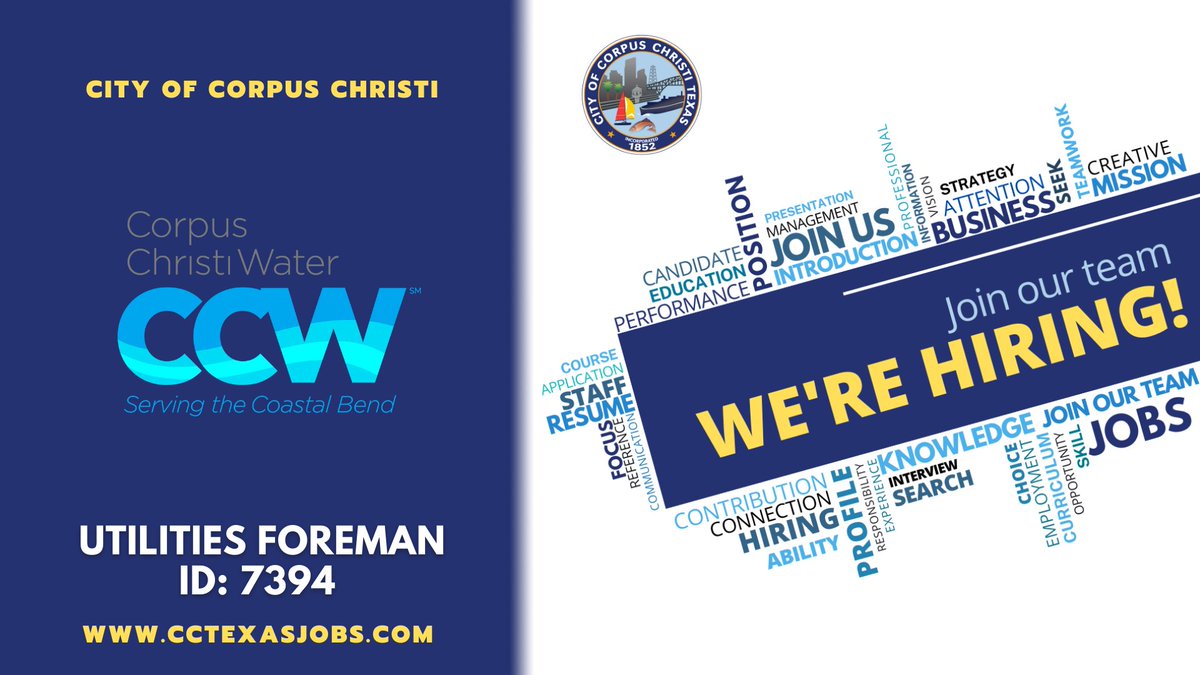 City of Corpus Christi on Twitter "NOW HIRING We're accepting