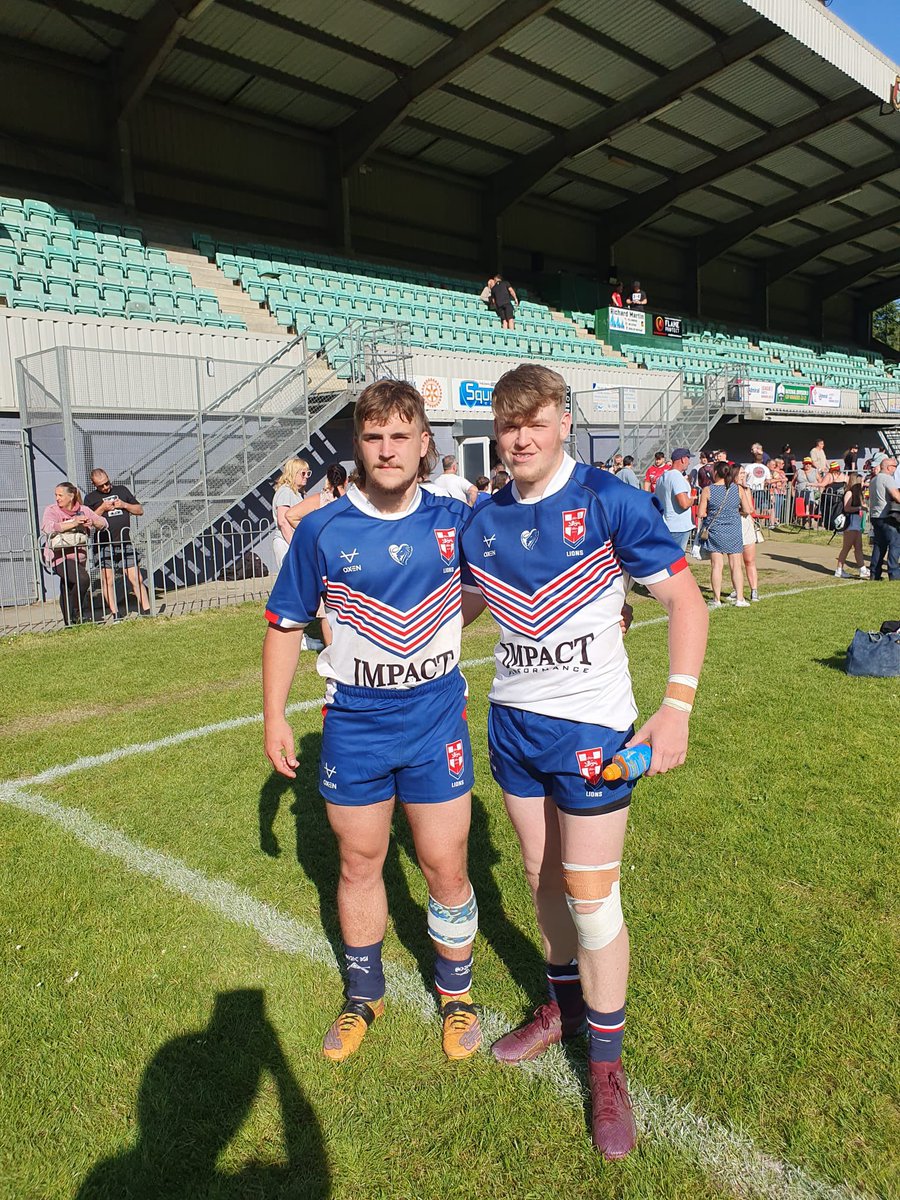 These 2 @BlackbrookJRLFC lads played awesome for @lions_rl in a convincing win over Wales under 18s, Keane Elms and MOM Luke Sutcliffe, we’ll done boys 👊
#topplayers