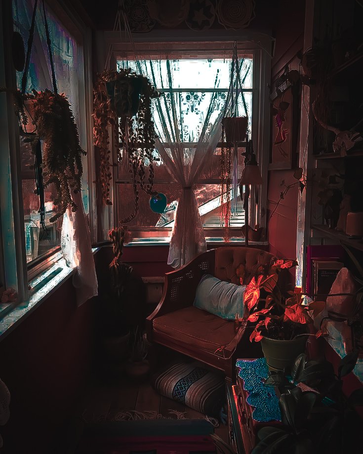 Юноша в кресле устраивается так уютно и привычно, кивая в приглашении ступить.

— Чувствуй себя, как дома. – взгляд быстрый к окну, усмешка лёгкая, – Солнце и в ночи.. Печально находиться под его лучами в столь поздний час, но на некоторые законы вселенной повлиять невозможно.