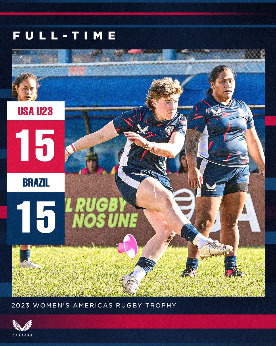 USARugby's tweet photo. Draw game to kick off the U23s tour in Brazil. 

TRIES | L. Ferridge, F. Tafuna
CONV | K. Bitter
PK | K. Bitter https://t.co/AL7CXSmp96