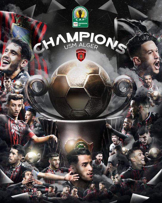 BoiplusMedia's tweet photo. USM Alger Mabingwa wa Kombe la Shirikisho Afrika.
Full Time:
USM Alger 0️⃣-1️⃣ Yanga SC (Agg:2-2)
7'(P) Djuma Shaban ⚽

#CAFCCFinal🏆 
#BoiplusTV #UpdatesGuarantee 
@boiplusmedia https://t.co/XmW9jSF7Aj