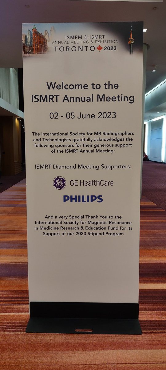 Moniwalks's tweet photo. Pleased to be here at the #ISMRT meeting in Toronto #ISMRM23 https://t.co/lXOZaCchiH