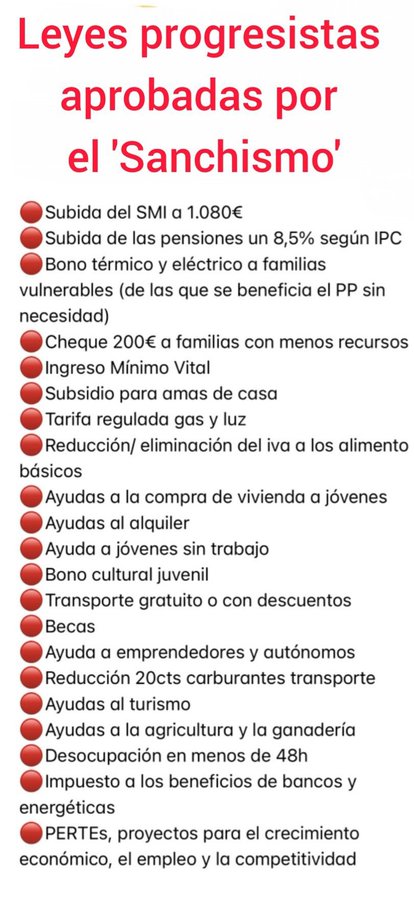 "Derogar el Sanchismo" significa ésto, <a href="/NunezFeijoo/">Alberto Núñez Feijóo</a>?? 👇👇👇