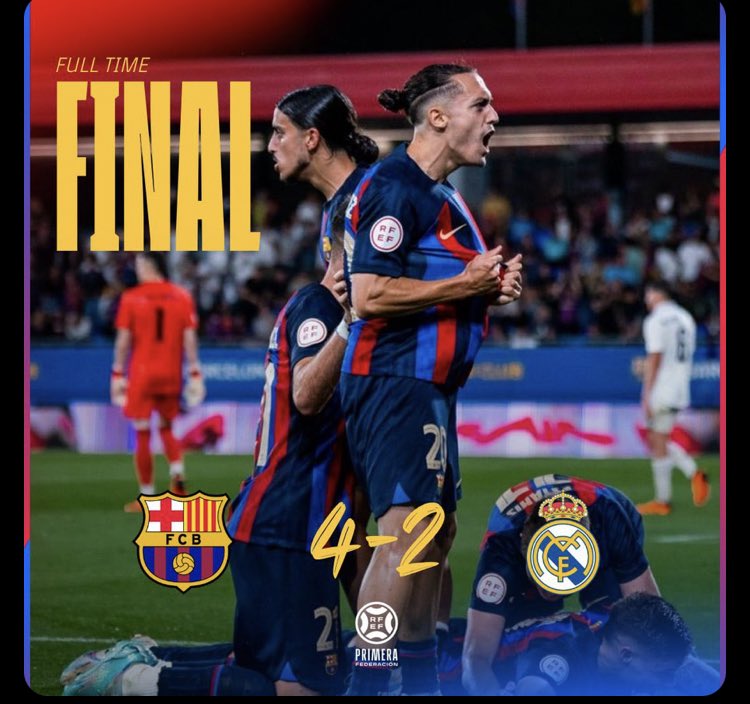 🚨رديف برشلونة يفوز في الذهاب 💪🏻👊🏻