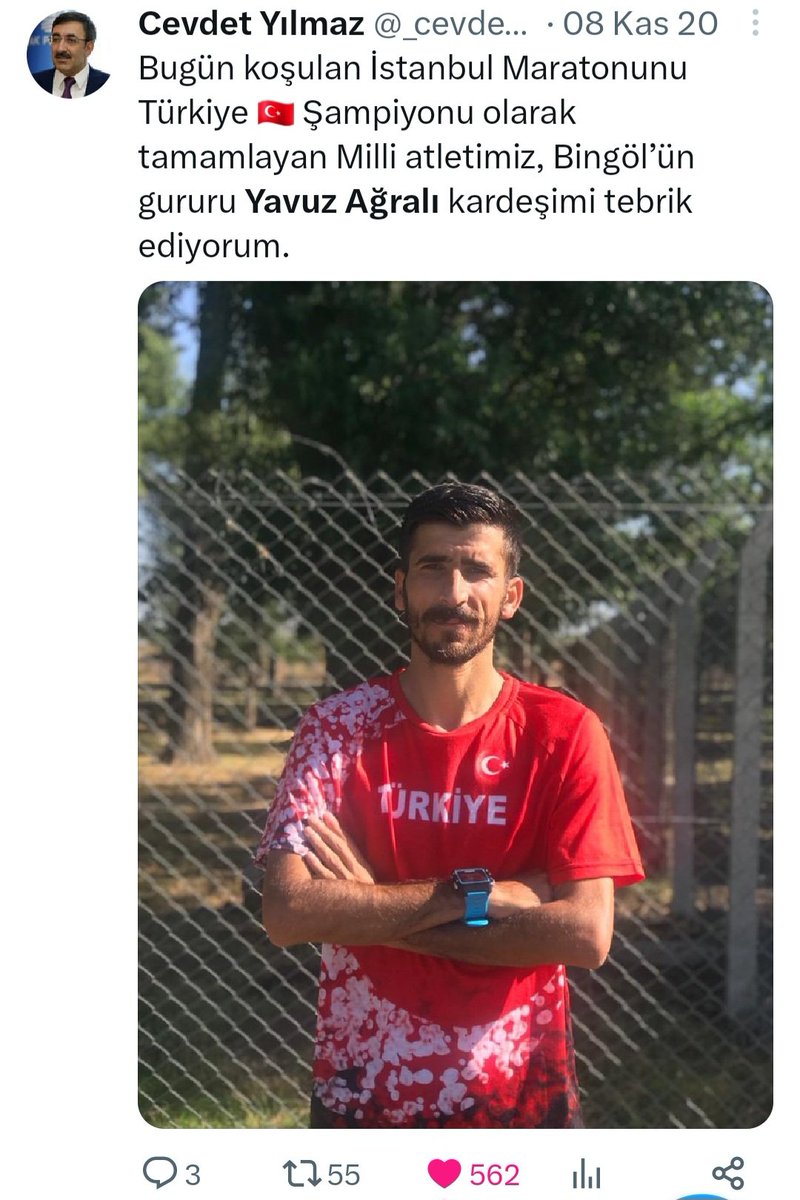 Her zaman desteklerini hissettiğim değerli büyüğüm <a href="/_cevdetyilmaz/">Cevdet Yılmaz</a> beyefendiye yeni görevinde başarılar diliyorum. Rabbim yar ve yardımcınız olsun değerli  Bakanım. <a href="/RTErdogan/">Recep Tayyip Erdoğan</a> <a href="/tcbestepe/">T.C. Cumhurbaşkanlığı</a> <a href="/FeyziBerdibek1/">Feyzi Berdibek🇹🇷</a>  <a href="/Korkutata_Zeki/">Zeki Korkutata</a> <a href="/Erdalarikan12/">Erdal ARIKAN</a>
#türkiyeyüzyılı 🇹🇷 🇹🇷💪