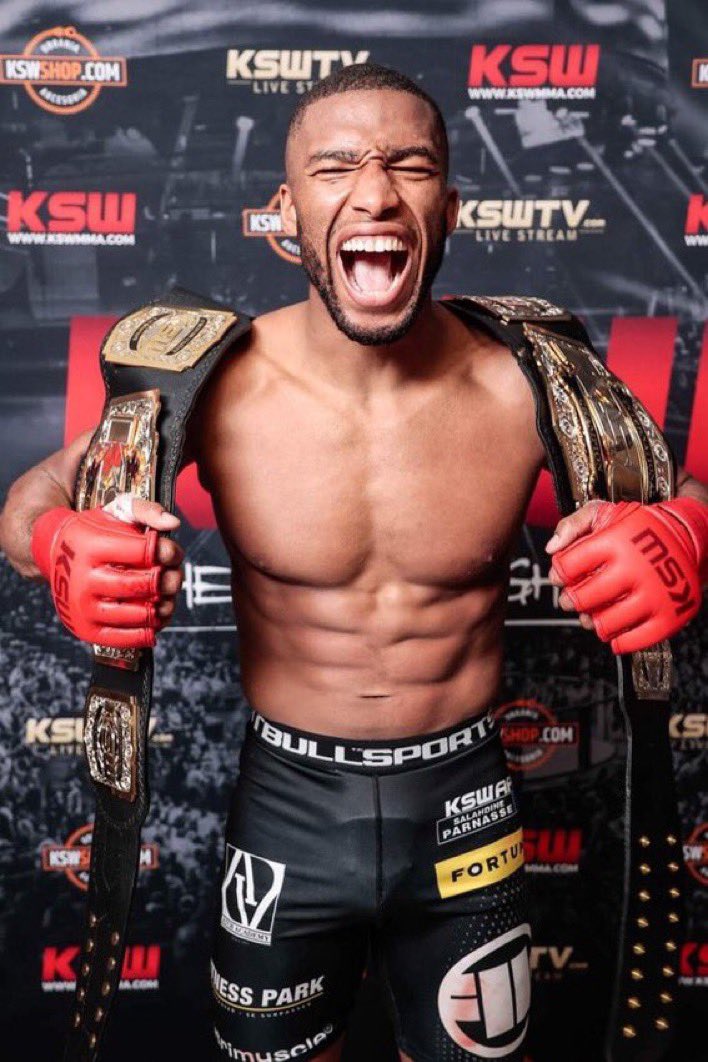 SALAHDINE PARNASSE DEVIENT DOUBLE CHAMPION CE SOIR, IL VIENT DE CLIMATISER LA POLOGNE  

-18-1 EN CARRIÈRE
-CHAMPION DES 66 kg
-CHAMPION DES 70 KG

À SEULEMENT 25 ANS, QUEL MONSTRE ! #KSW83

Quel finish il a réussi à faire peur à son adversaire il abandonne avant le combat