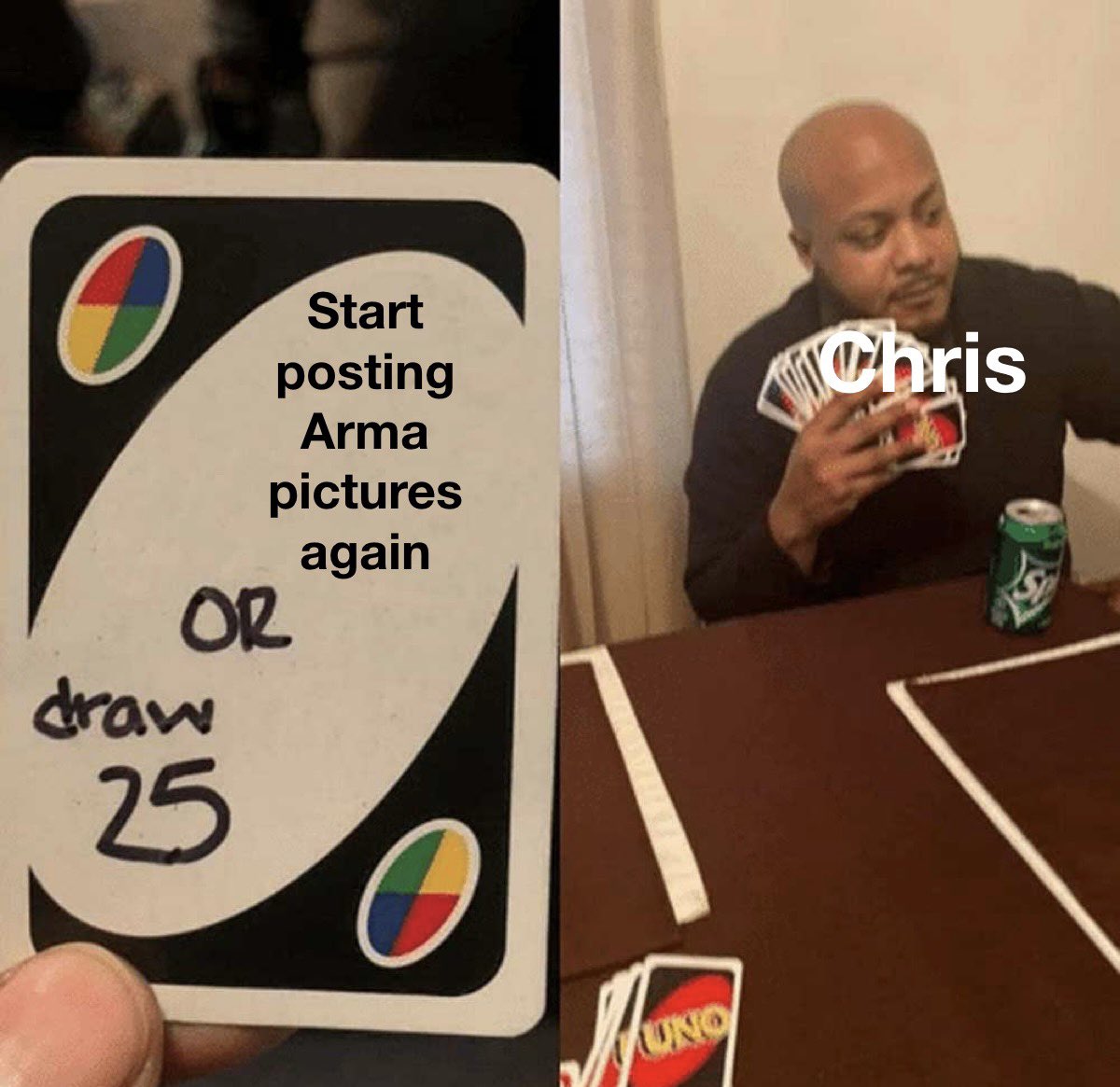 Chrisdoesstuff9's tweet image. Apologies for not posting in a while I’ve been studying and taking exams for the last weeks, I will post soon.

For now have this meme👍