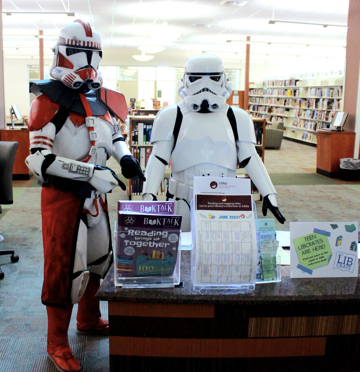 Got deployed to the local library today to help with the summer reading program. Was great to see so many kids signing up for library cards! #501st  #badguysdoinggood