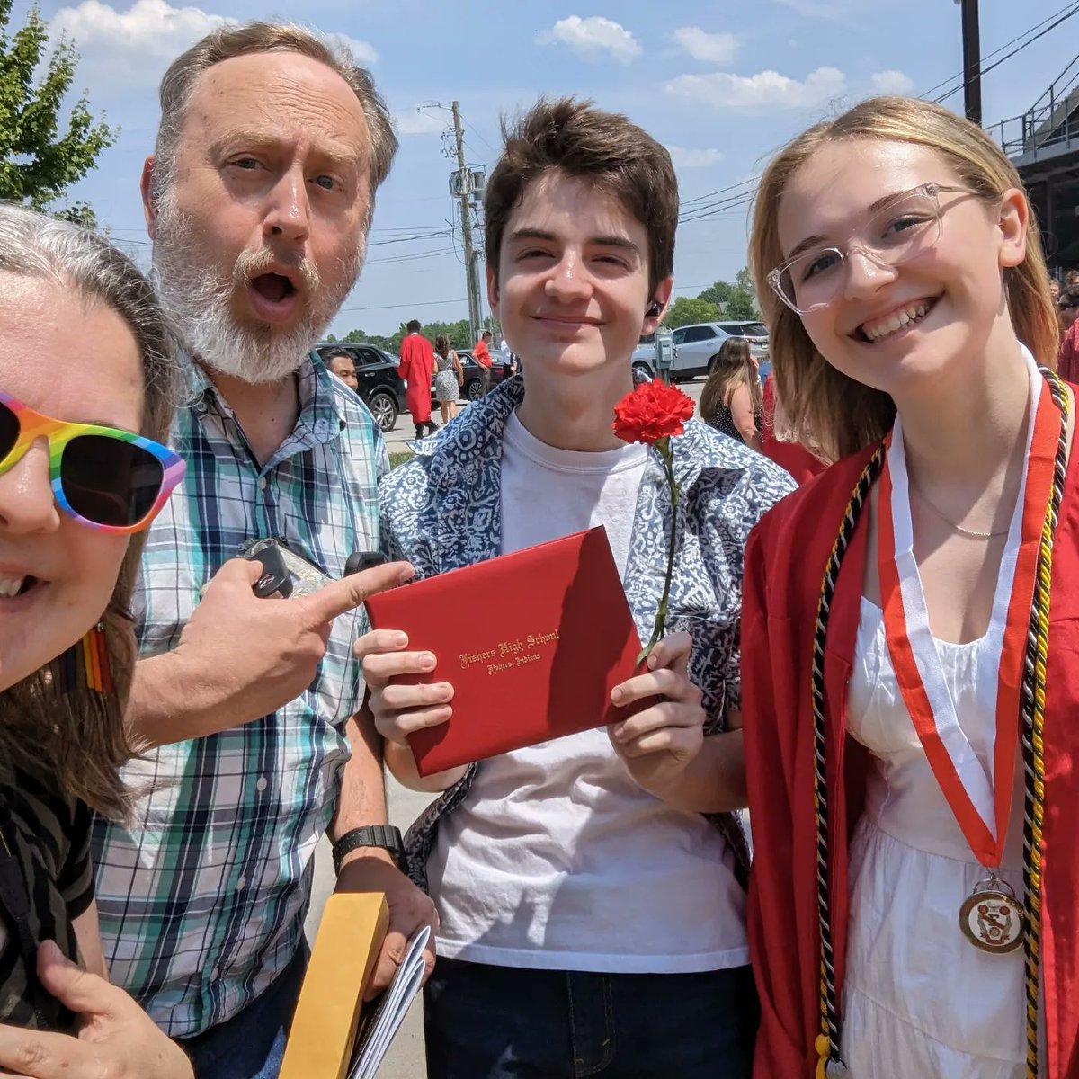 So. This happened. Proud of her. Proud of us.