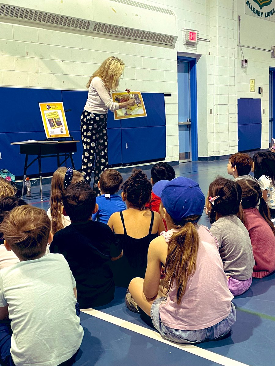 We had a wonderful #Mindfulness workshop by @ArtsExpress1 earlier this week. We loved “Milton’s Secret,” connecting to our mind & breath & the song. As one of my #kindergarten student’s shared, “It was that we have to be here, be now.” #wellbeing  @AllenbyPS_TDSB @TDSB_MHWB #tdsb