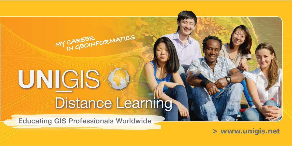 RafoBeltran's tweet photo. #UNIGIS - #Masters and #Programmes in #GISc:
#UNIGIS is a #worldwide #network of universities cooperating since 1990 in the design and delivery of distance learning in #Geographical #Information #Systems and #Science
✍️ Net https://t.co/p32mv9RVfa
✍️ LatAm https://t.co/orioPTXt9l https://t.co/nnt4bDuveD