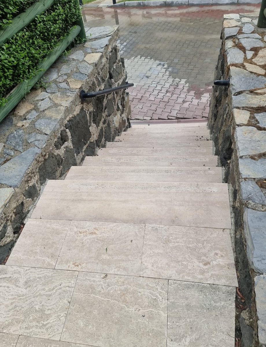 Remember how we asked for an accesible hotel room & were instead placed in a ground floor room with stone steps & steep road for access?

I've now been told that while they do have 'handicapped rooms', these are reserved for old people because they 'actually need them'. 🤦‍♀️😭