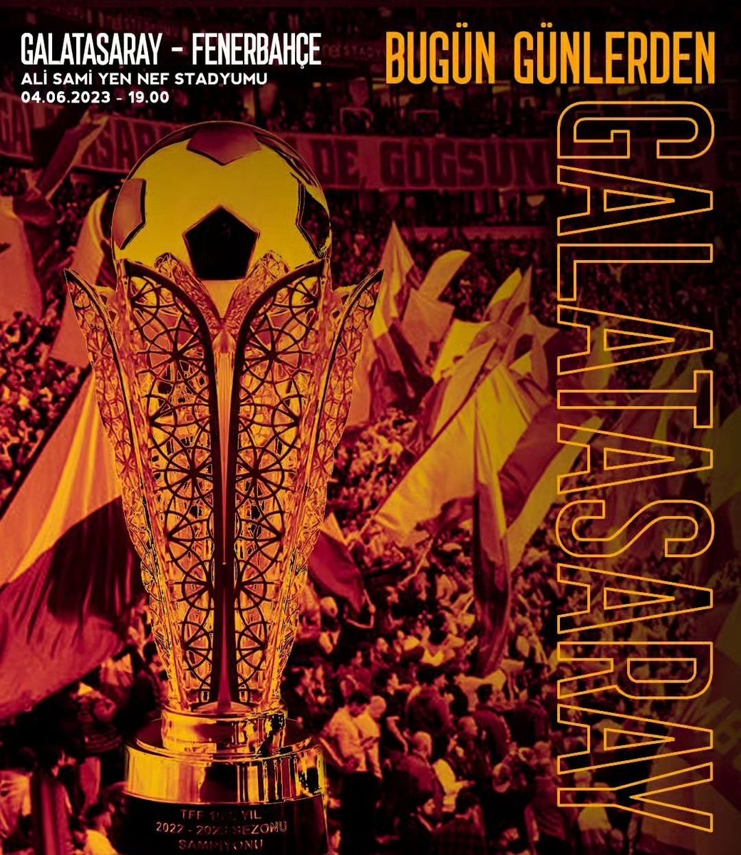 #bugüngünlerdengalatasaray #GSvFB
#SenSampiyonOlacaksın