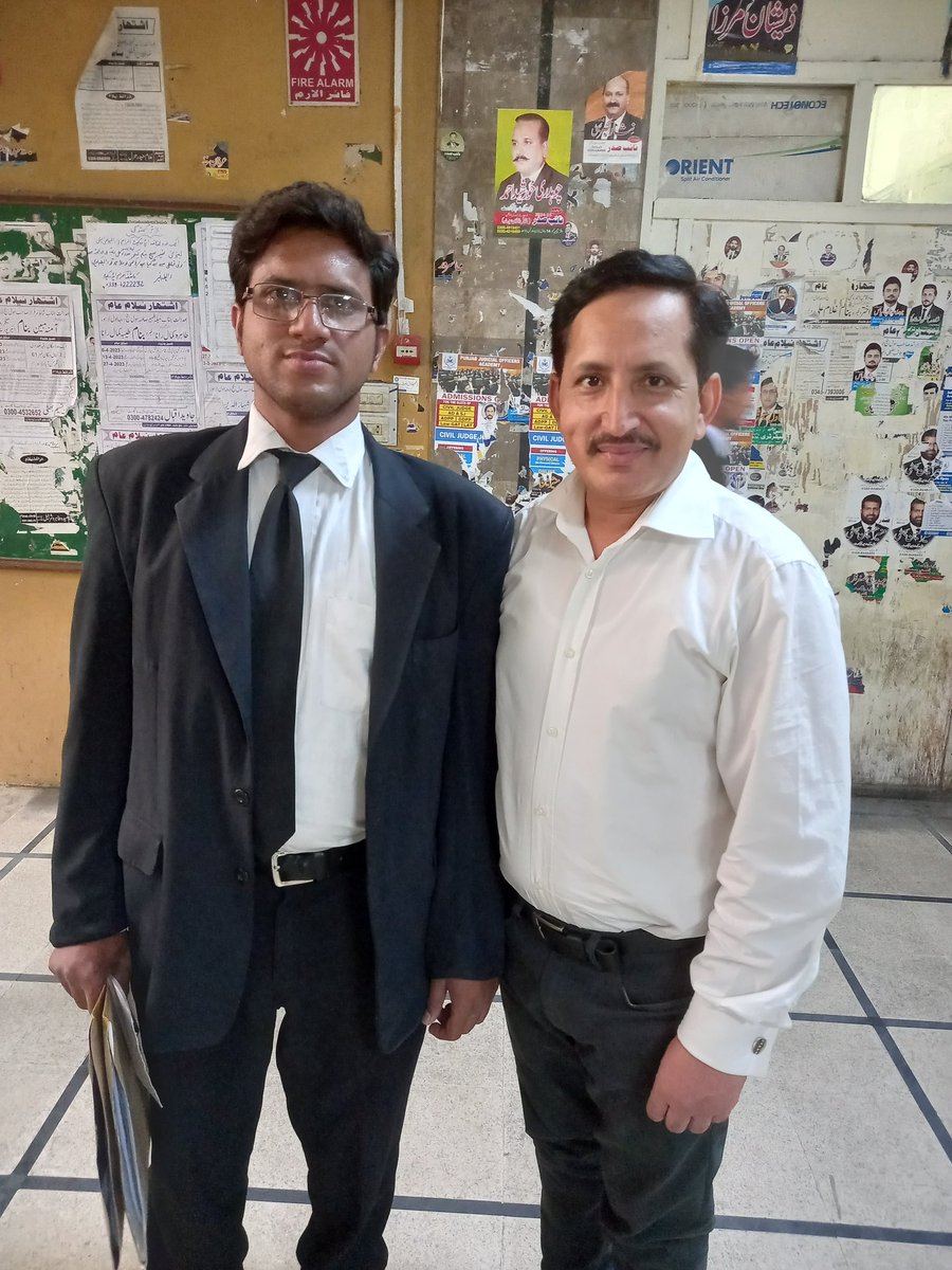 With my Graduation Pakistan Affairs College Teacher.
#Advocate #Lawyer #AdvNoumanJahangirCh #LawFirm #Law #LegalHelp #JahangirLawFirm #923244139397 #CivilCourt #SessionCourt #HighCourt #LahoreHighCourtLahore #Lahore #CriminalPractice #CivilPractice #CriminalLaw #CivilLaw