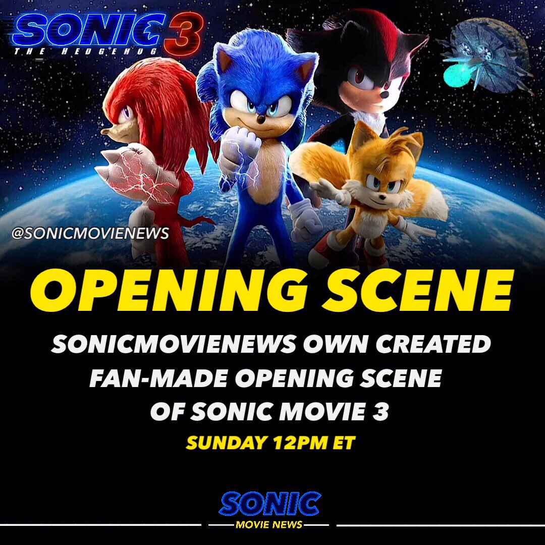 Sonic Movie 3 FIRST LOOK COMING SOON?! [official tweet!] 