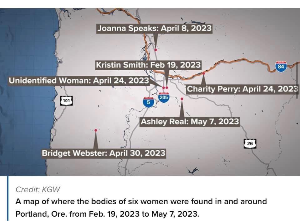 Mrs_Pierce33's tweet photo. We have a serial killer on the loose. Ladies in the Portland area, BEWARE https://t.co/9H2z4wCvaA