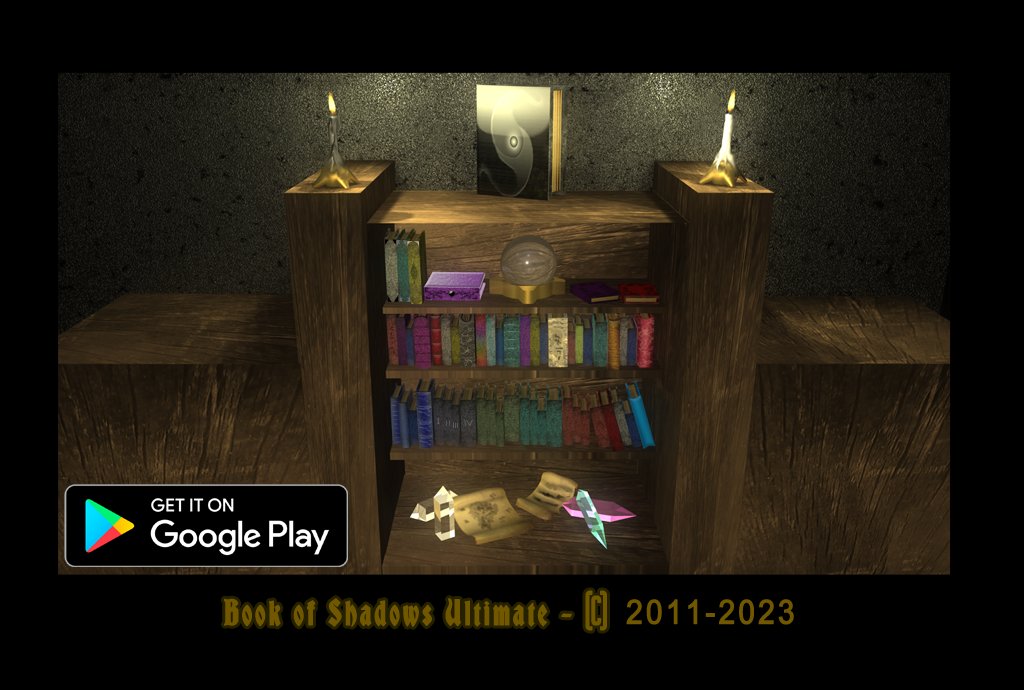 Book of Shadows Ultimate Fully Immersive 3D Book 

play.google.com/store/apps/det…

#pagan #mobileapp #bookofshadows #android #unity3d #art #druid #wiccan #witchcraft #esoteric #3Danimation #spirituality #journal #ancient #book #witch #celtic #occult #witchythings #Wizardry #gothic