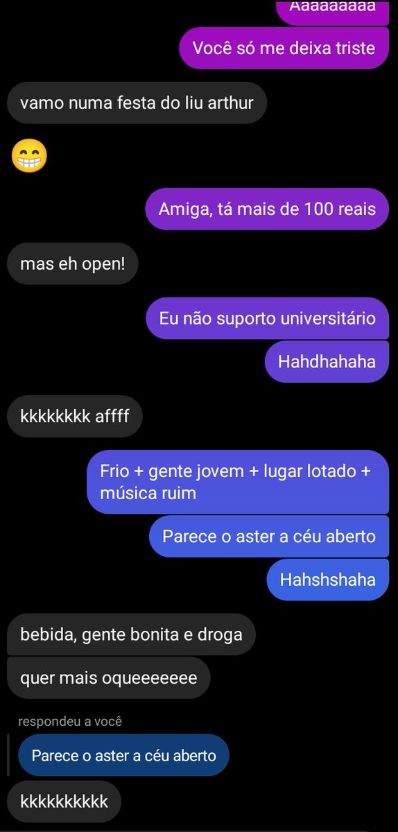 caixadevacilos's tweet photo. Eu falando mal do aster, indo ao aster hoje https://t.co/QKSQF5ueTI
