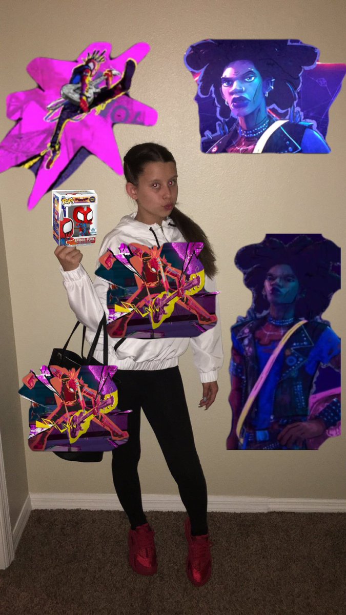 FabBrandon14's tweet photo. Me after watching #AcrossTheSpiderVerse  #Spiderpunk #hobiebrown https://t.co/D10Na6Ddjg